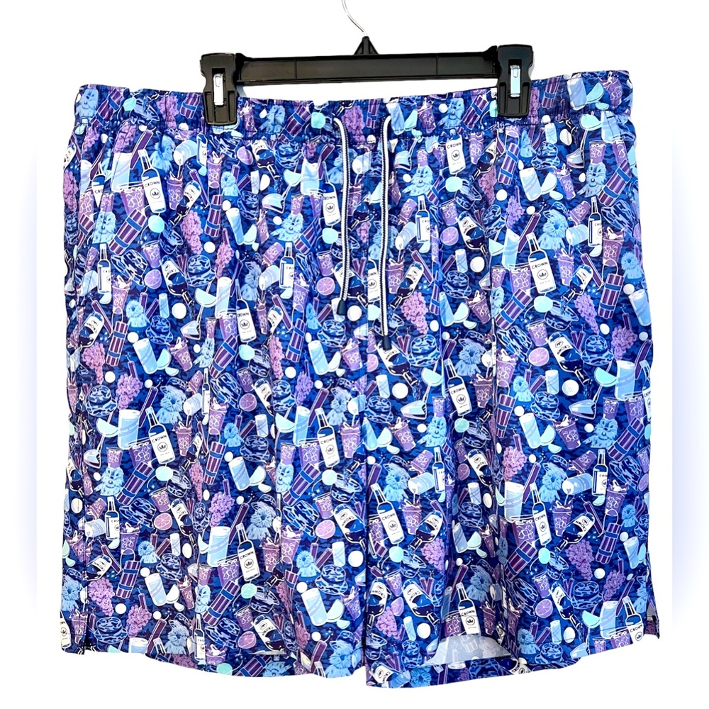 Peter Millar Seaside Transfusion Boom Boom Print Size 2xL Men’s Swim Trunks